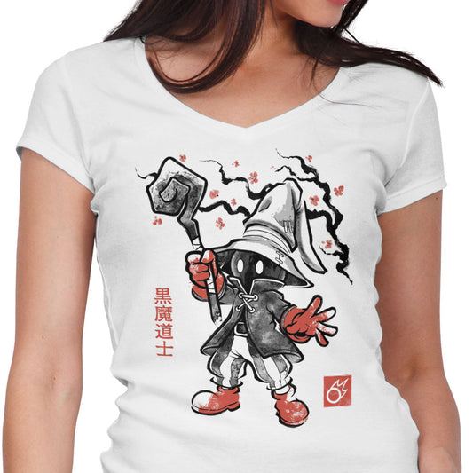 Void Caster Sumi-e - Women's V-Neck