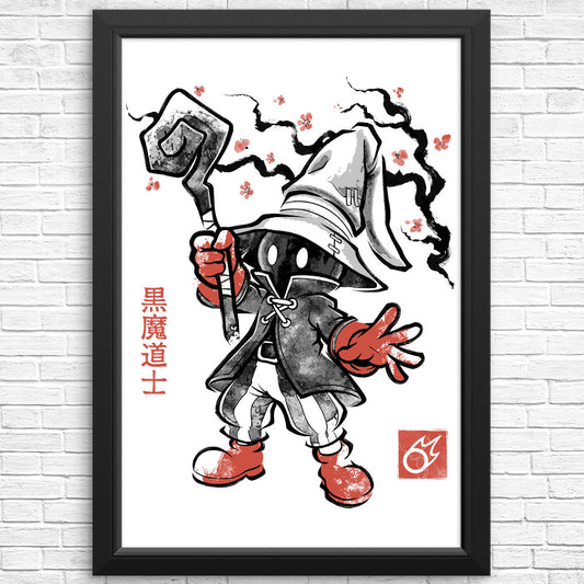 Void Caster Sumi-e - Posters & Prints