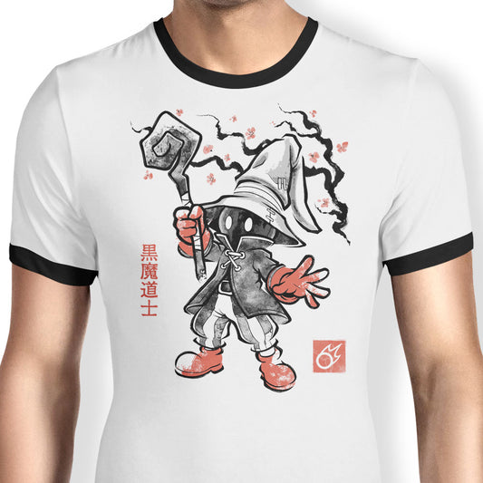 Void Caster Sumi-e - Ringer T-Shirt