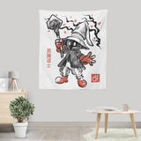 Void Caster Sumi-e - Wall Tapestry