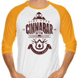 Volcano Badge - 3/4 Sleeve Raglan T-Shirt