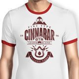Volcano Badge - Ringer T-Shirt
