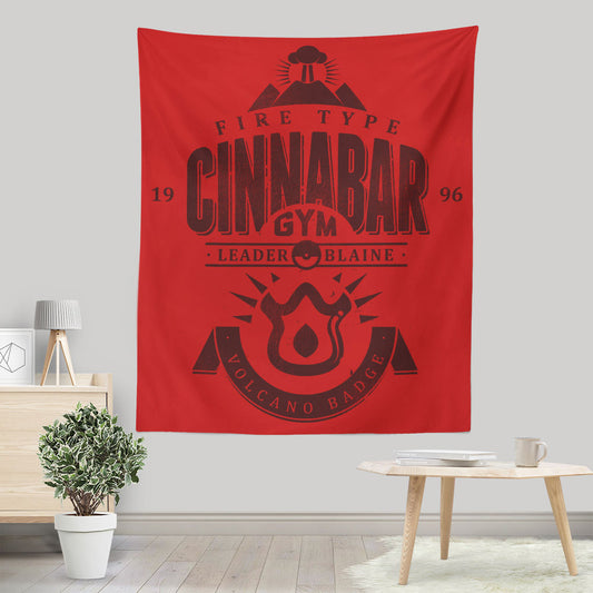 Volcano Badge - Wall Tapestry