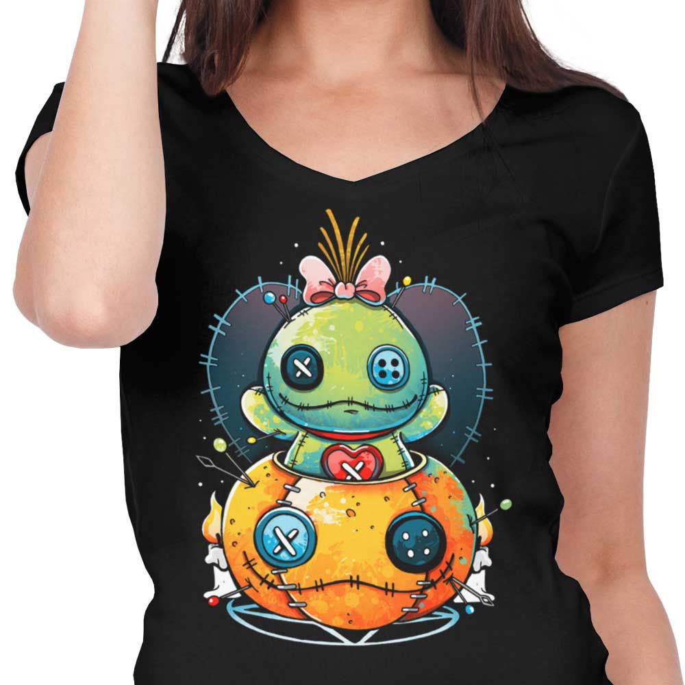 Voodoo Pumpkin - Women's V-Neck