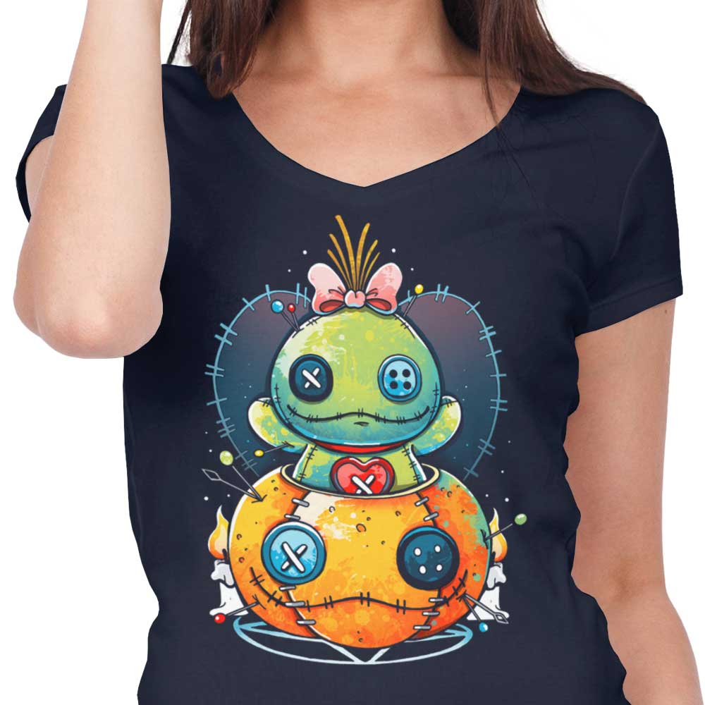 Voodoo Pumpkin - Women's V-Neck
