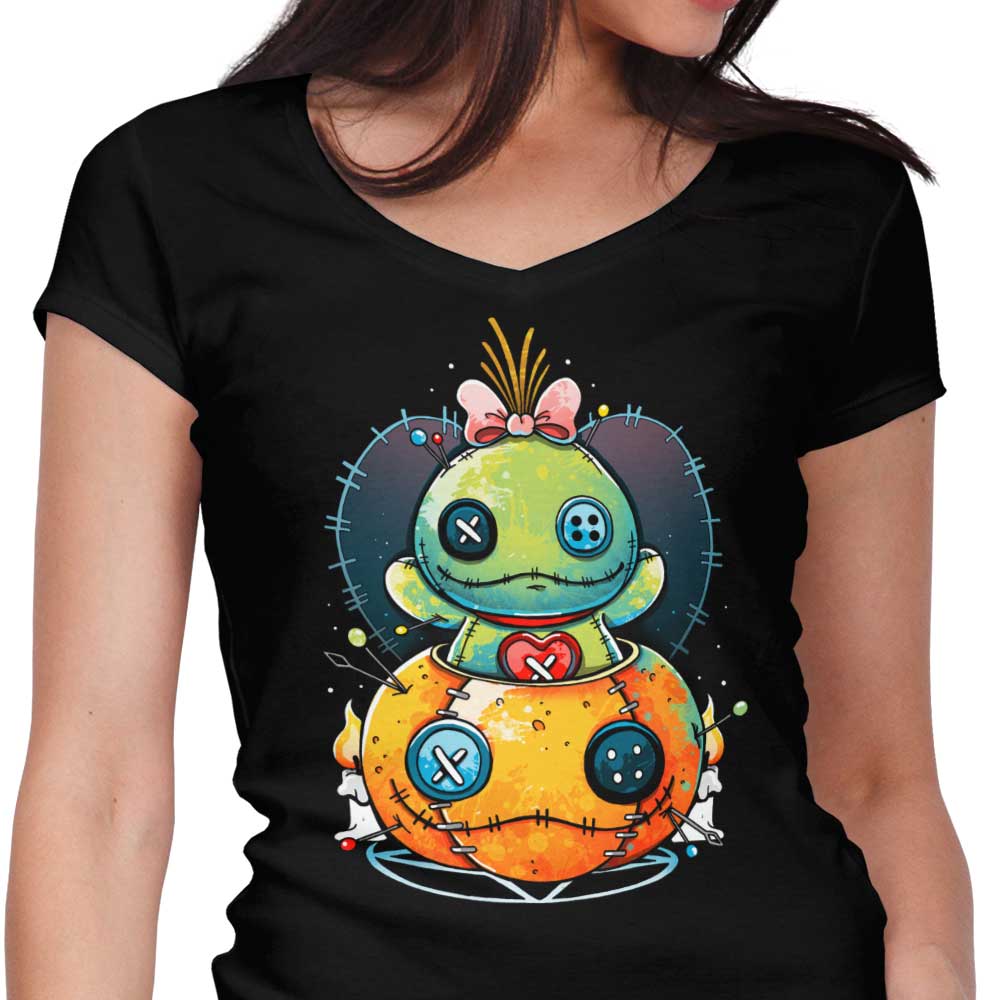 Voodoo Pumpkin - Women's V-Neck