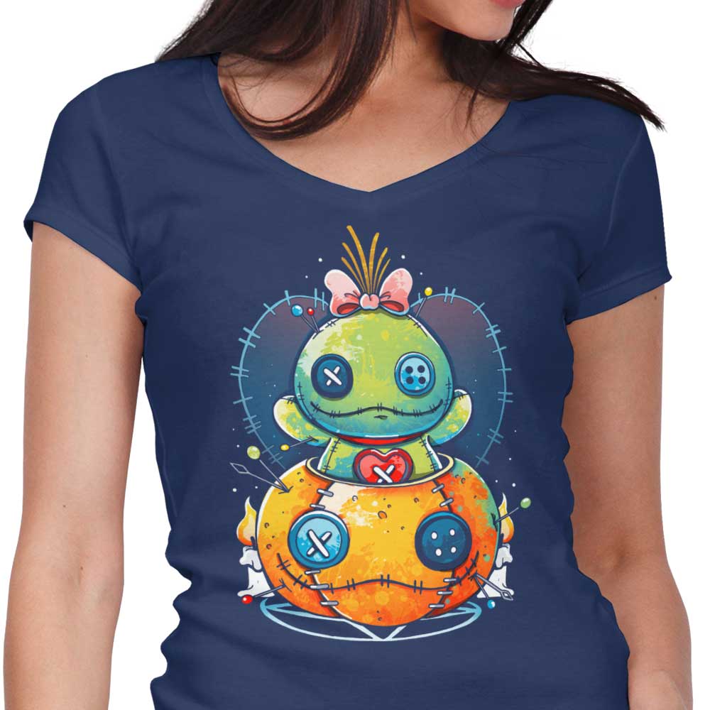Voodoo Pumpkin - Women's V-Neck