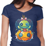 Voodoo Pumpkin - Women's V-Neck