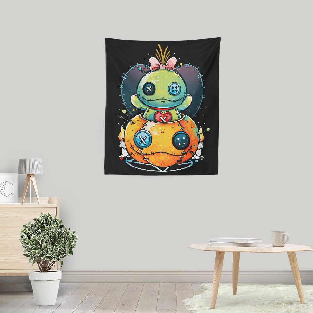 Voodoo Pumpkin - Wall Tapestry