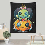 Voodoo Pumpkin - Wall Tapestry