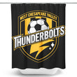 WCV Thunderbolts - Shower Curtain