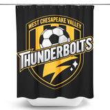 WCV Thunderbolts - Shower Curtain
