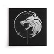 WH1T3 W0LF - Canvas Print