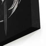 WH1T3 W0LF - Canvas Print