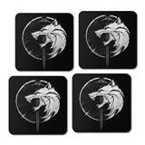 WH1T3 W0LF - Coasters