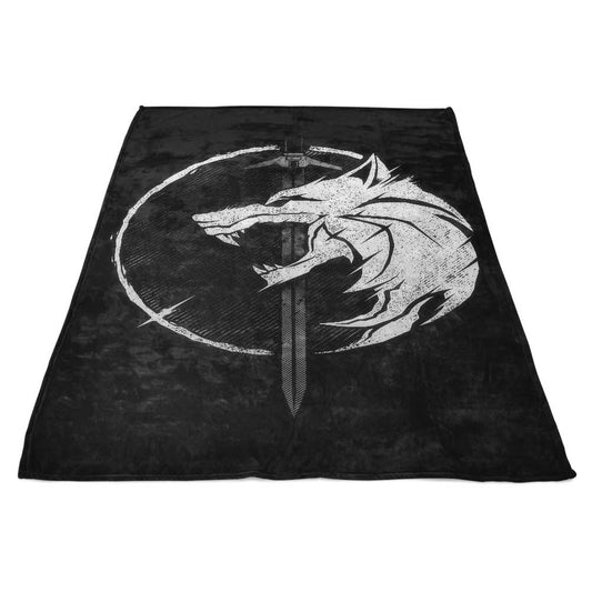 WH1T3 W0LF - Fleece Blanket