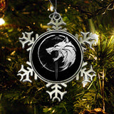 WH1T3 W0LF - Ornament
