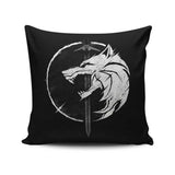 WH1T3 W0LF - Throw Pillow