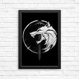 WH1T3 W0LF - Posters & Prints
