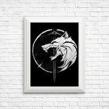 WH1T3 W0LF - Posters & Prints