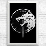 WH1T3 W0LF - Posters & Prints