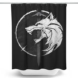 WH1T3 W0LF - Shower Curtain
