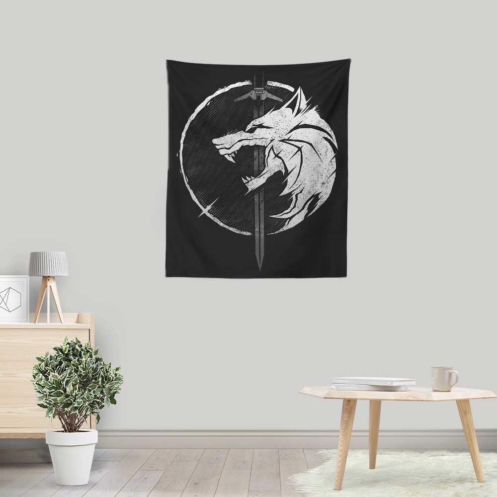 WH1T3 W0LF - Wall Tapestry