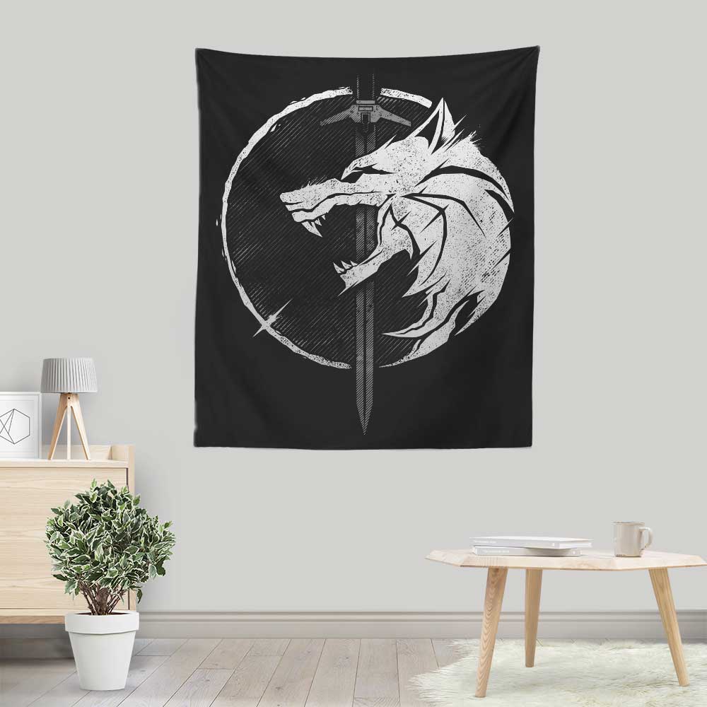 WH1T3 W0LF - Wall Tapestry