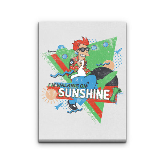 Walking on Sunshine - Canvas Print