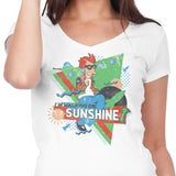 Walking on Sunshine - Women's V-Neck