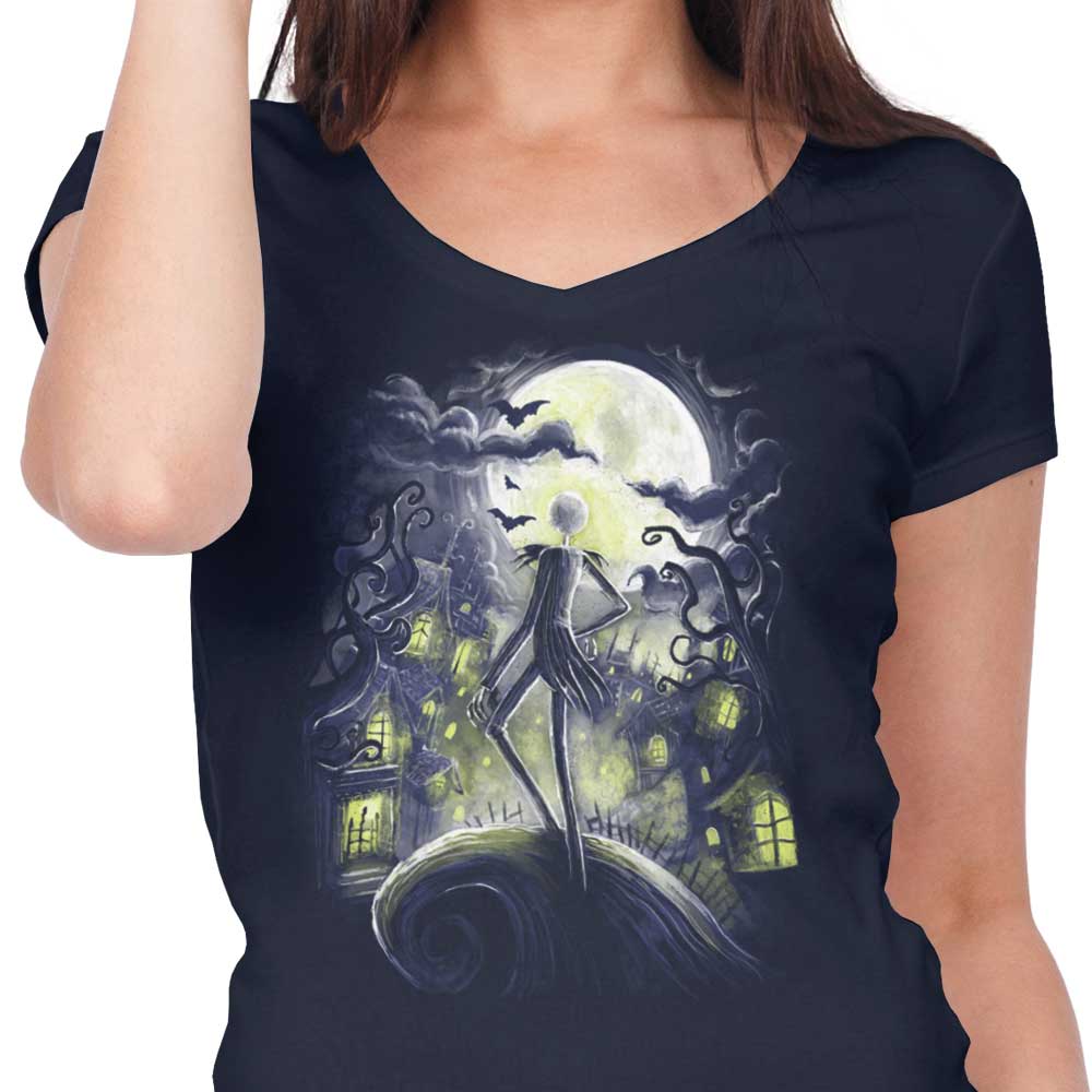 Wanderer Before Christmas - Women's V-Neck