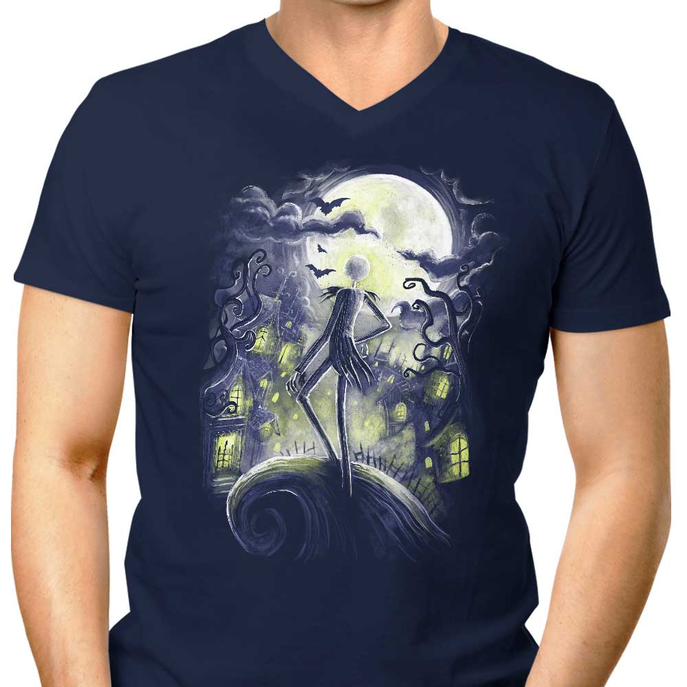 Wanderer Before Christmas - Men's V-Neck