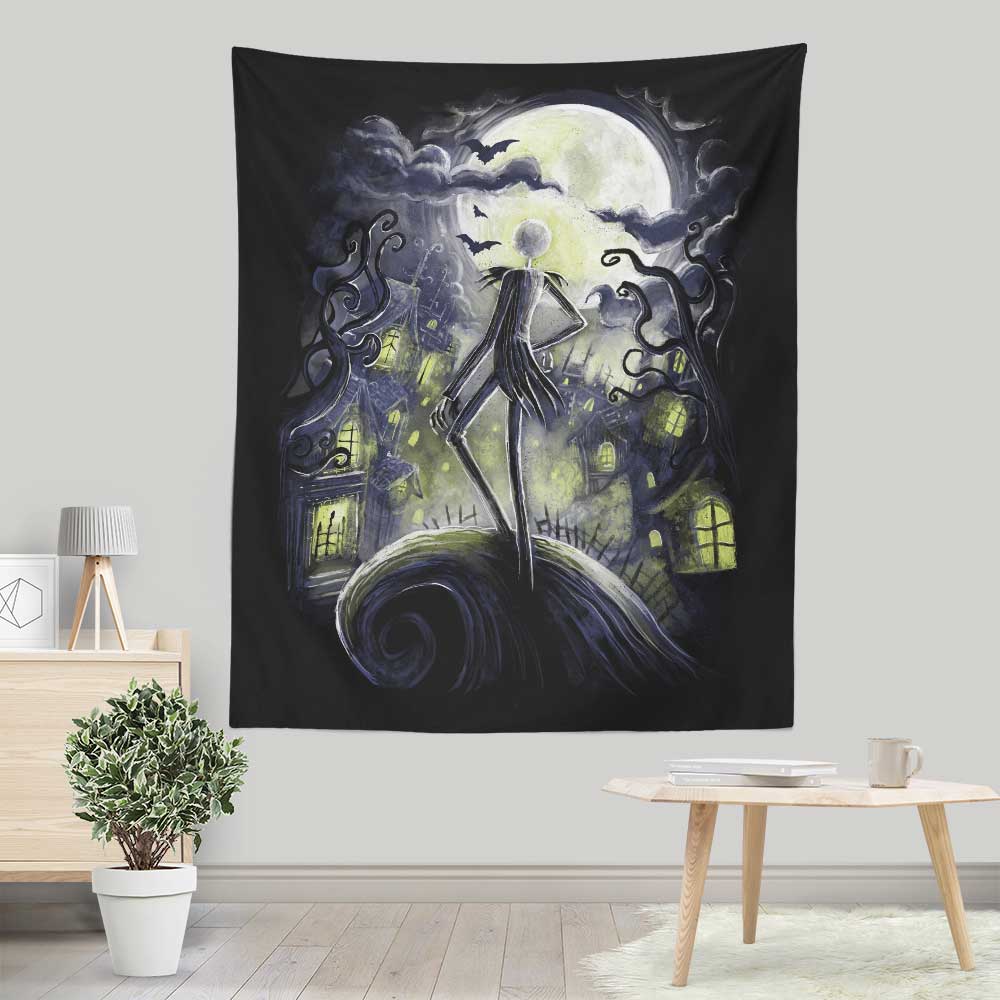 Wanderer Before Christmas - Wall Tapestry