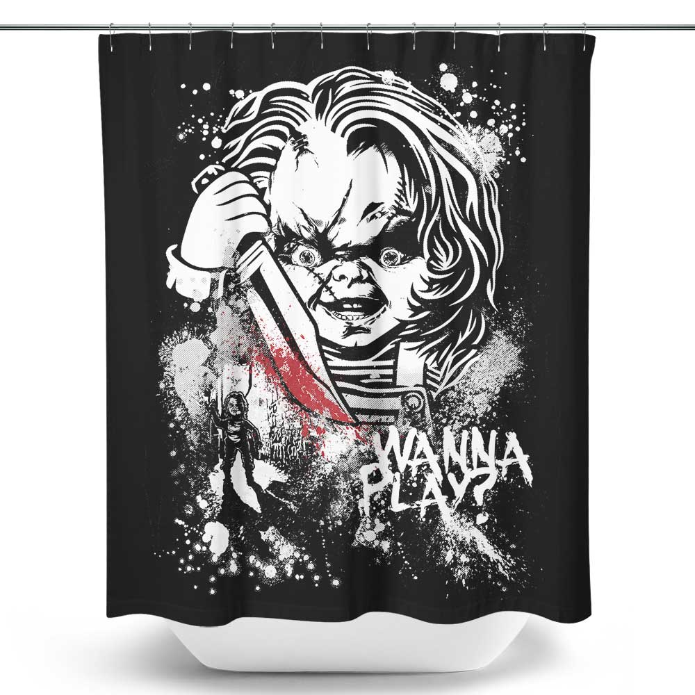 Wanna Play - Shower Curtain