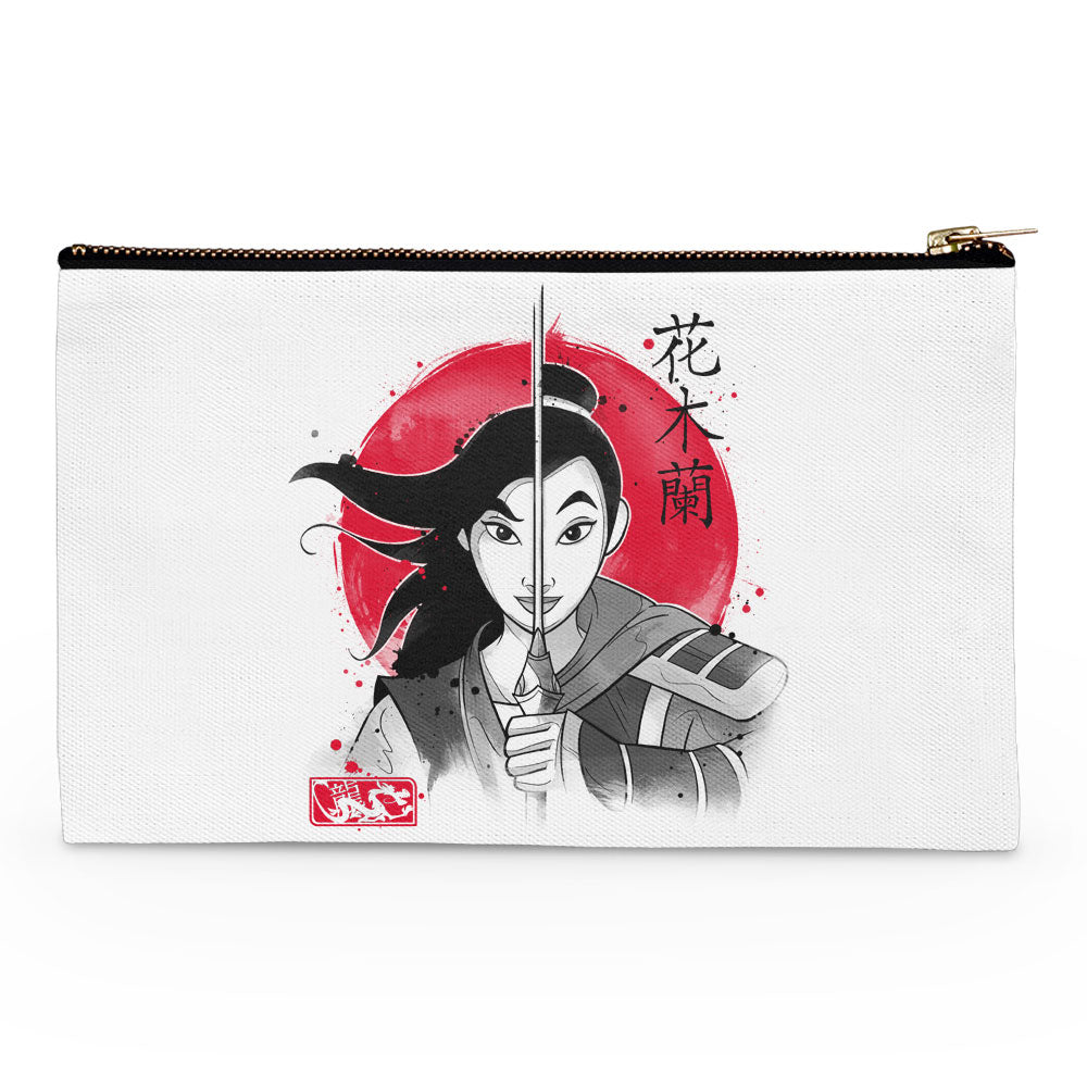 Warrior Princess Sumi-e - Accessory Pouch
