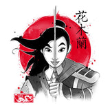 Warrior Princess Sumi-e - Ornament