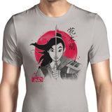 Warrior Princess Sumi-e - Men's Apparel