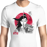 Warrior Princess Sumi-e - Men's Apparel
