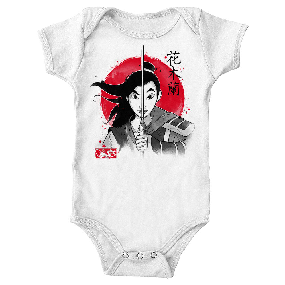 Warrior Princess Sumi-e - Youth Apparel