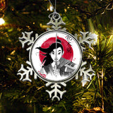 Warrior Princess Sumi-e - Ornament