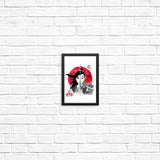 Warrior Princess Sumi-e - Posters & Prints
