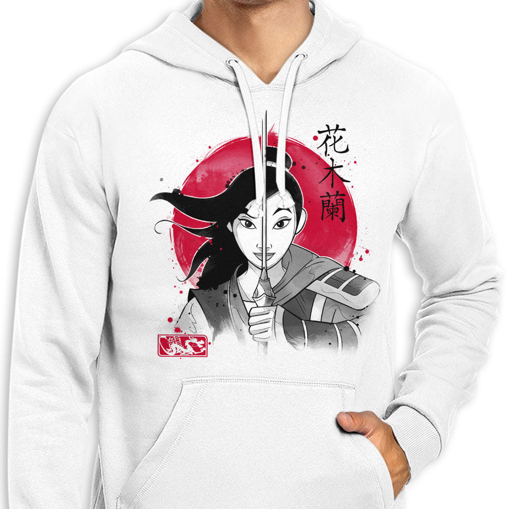 Warrior Princess Sumi-e - Hoodie