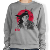 Warrior Princess Sumi-e - Sweatshirt