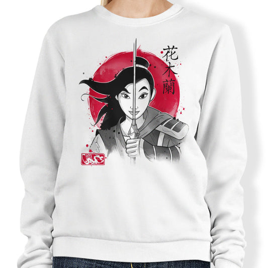 Warrior Princess Sumi-e - Sweatshirt