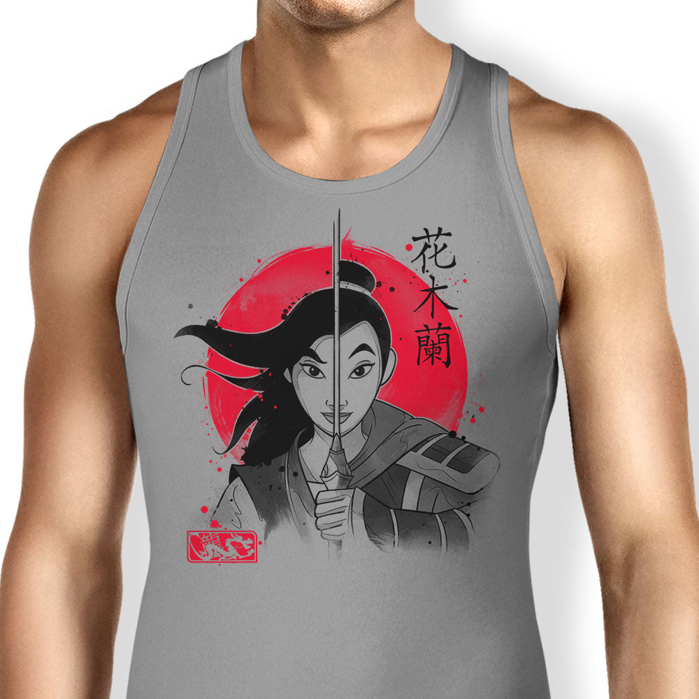 Warrior Princess Sumi-e - Tank Top