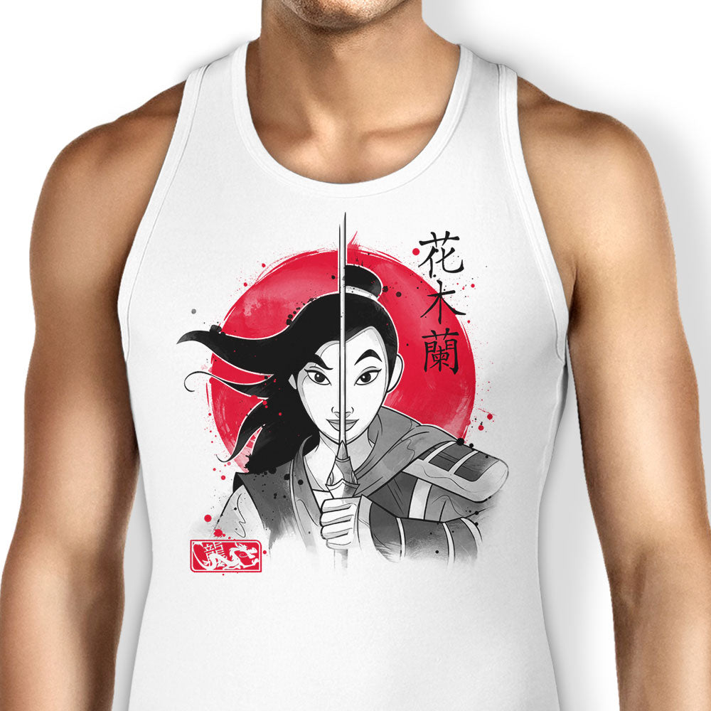 Warrior Princess Sumi-e - Tank Top