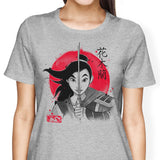 Warrior Princess Sumi-e - Women's Apparel