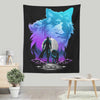 Warriors and Wolves - Wall Tapestry