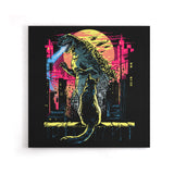 Watching the Kaiju - Canvas Print