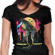 Watching the Kaiju - Women's V-Neck